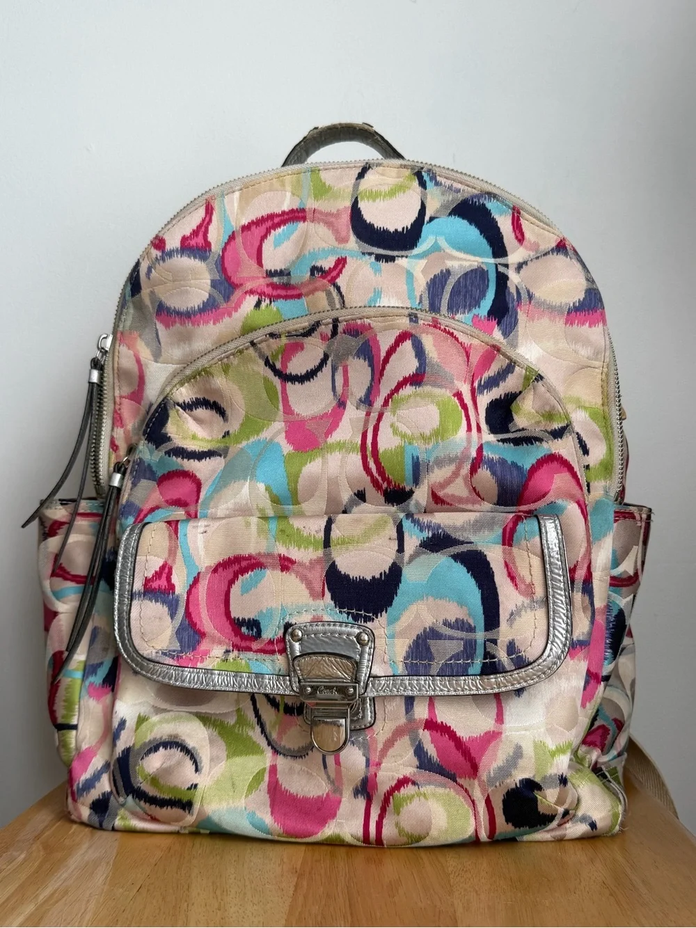 COACH y2k Poppy Ikat Backpack